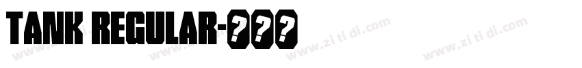 Tank Regular字体转换
